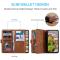  Xiaomi Redmi Note 14 Pro/Pro Plus 5G Fodral Multifunktionell Brun