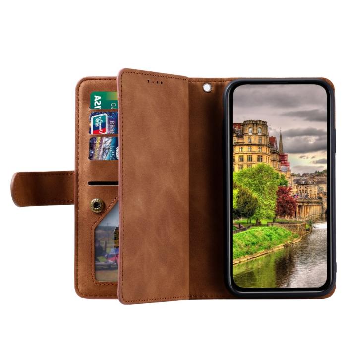 Bild 2,  Xiaomi Redmi Note 14 Pro/Pro Plus 5G Fodral Multifunktionell Brun