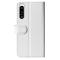  Sony Xperia 5 IV Fodral Crazy Horse Läder Vit