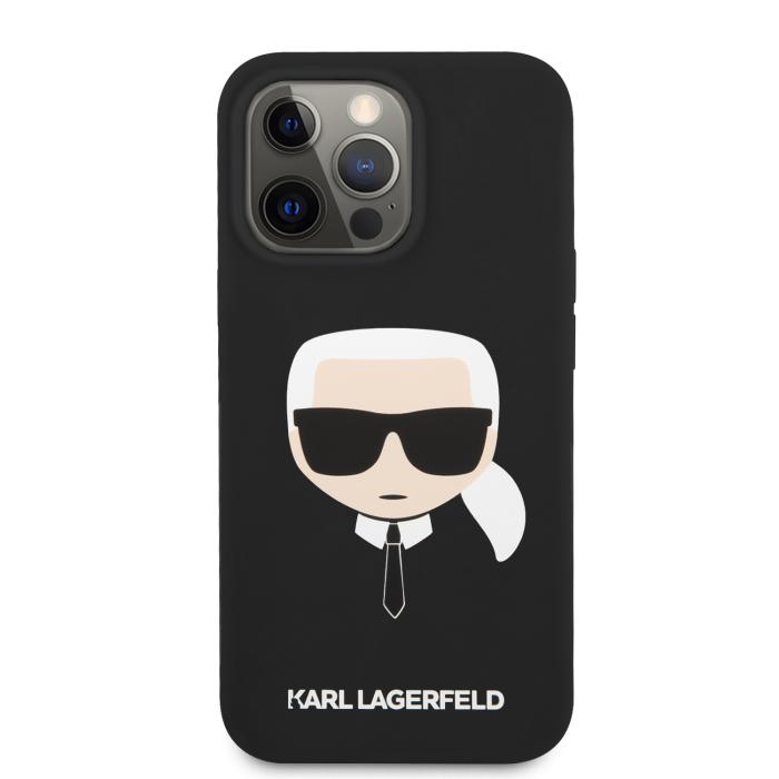 Bild 2, Karl Lagerfeld Karl Lagerfeld iPhone 13 Pro Skal Liquid Silikon Svart