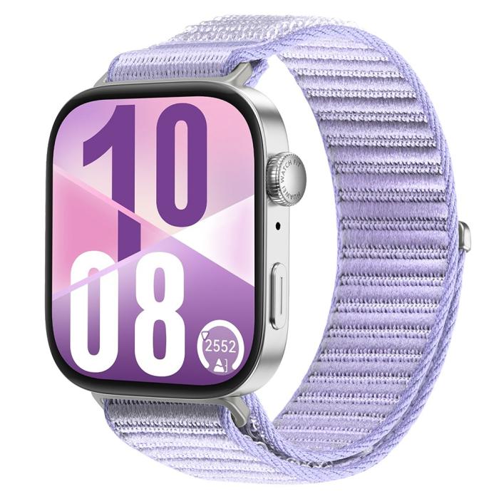 Bild 3, DUX DUCIS DUX DUCIS Huawei Watch Fit 4 Pro/4/3 Armband Nylon Loop Lila