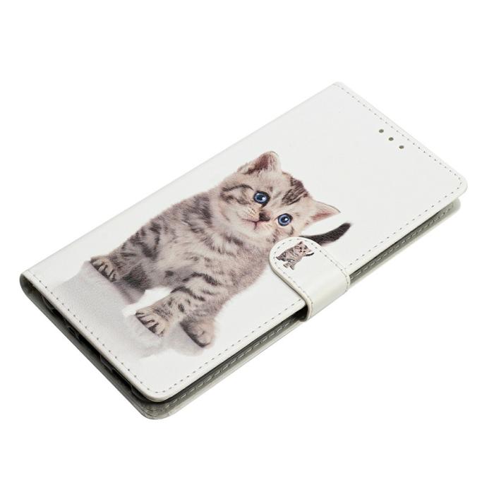 Bild 3,  Samsung Galaxy A27 5G Fodral Läder Gullig Katt