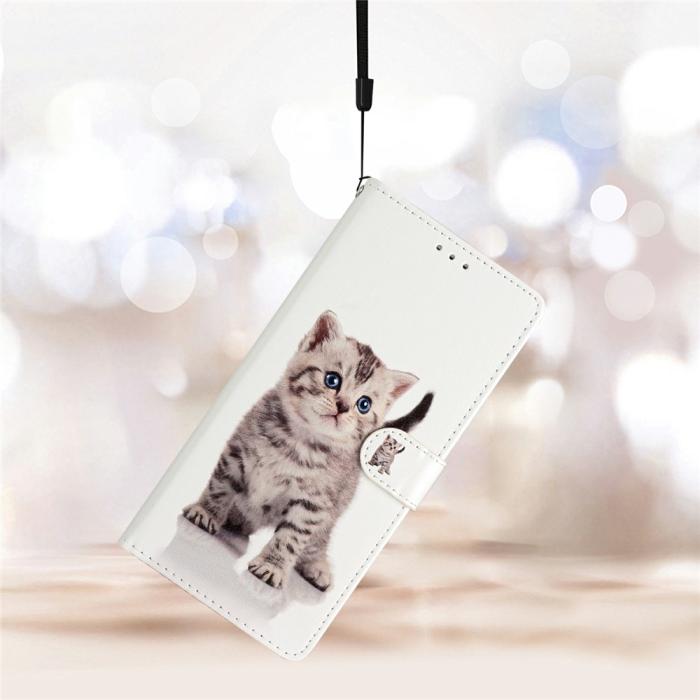 Bild 5,  Samsung Galaxy A27 5G Fodral Läder Gullig Katt