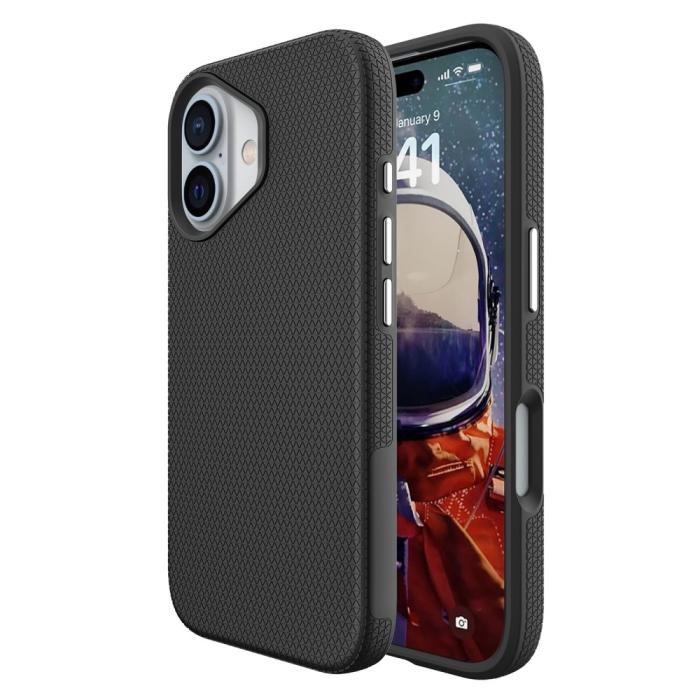 Bild 2,  iPhone 16 Plus Skal Xtreme Shockproof Hybrid Svart