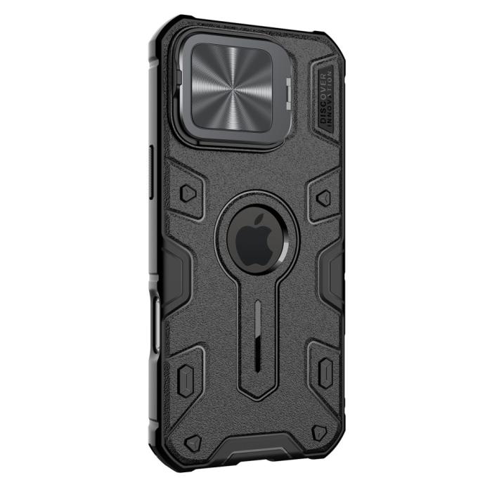 Bild 4, NILLKIN NILLKIN iPhone 16 Pro Max Skal Camshield Armor Svart