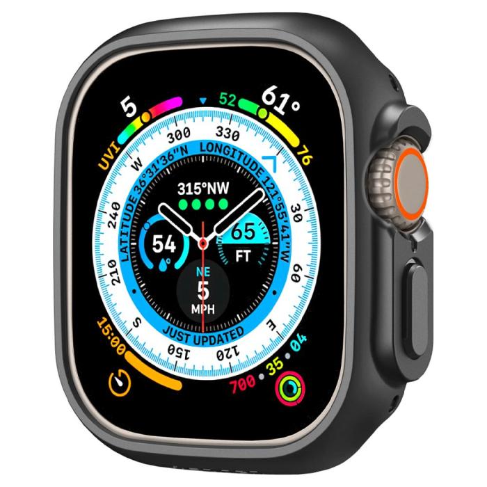 Bild 3, Spigen Spigen Apple Watch Ultra 49 mm Skal Thin Fit Svart