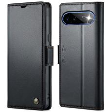 CASEME CASEME Google Pixel 11 Pro XL Fodral RFID L&auml;der Svart