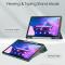  Lenovo Tab M10 Plus Gen 3 Fodral Tri-Fold Hybrid Mörk Grön
