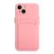  iPhone 13 Skal Med Kortfack Ljus Rosa