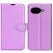  Google Pixel 10a Fodral Litchi Läder Lila