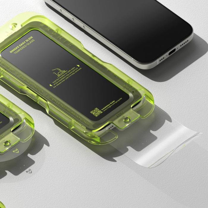 Bild 4, Ringke Ringke iPhone 17 2-PACK Easy Slide Skärmskydd Härdat Glas