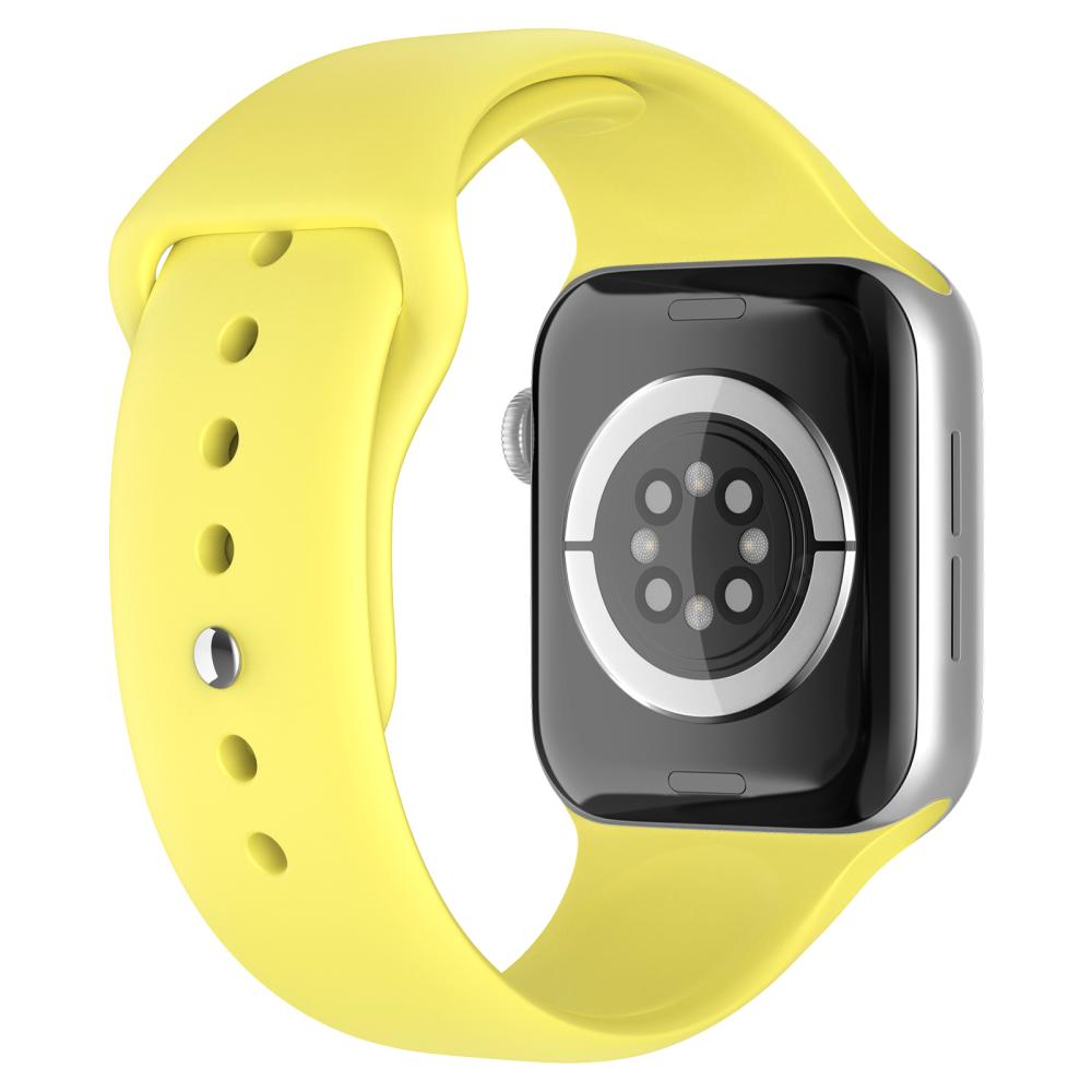 ColorPop Apple Watch 38/40/41/42 mm Silikon Armband (S/M) Gul