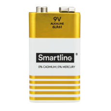 Smartline Smartline 6LR61 9V Alkaliskt Batteri 2-pack