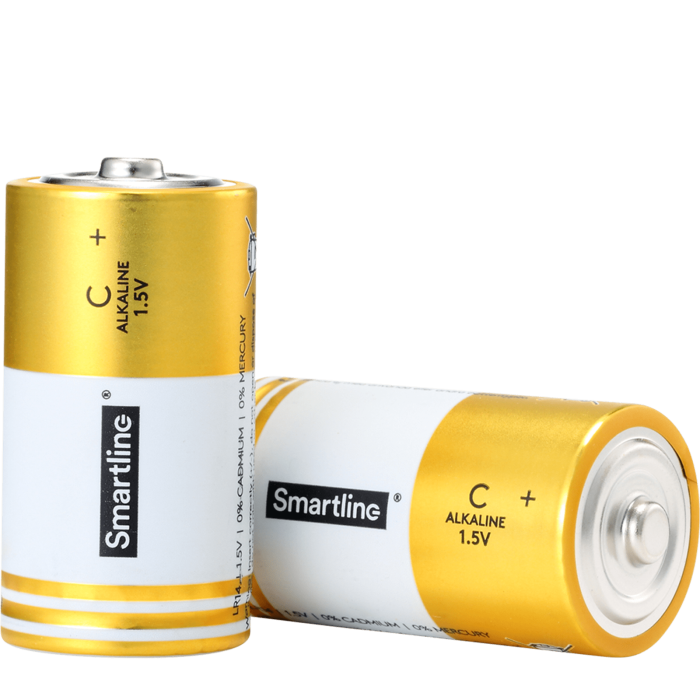 Bild 3, Smartline Smartline C LR14 1.5V Alkaliskt Batteri 2-pack