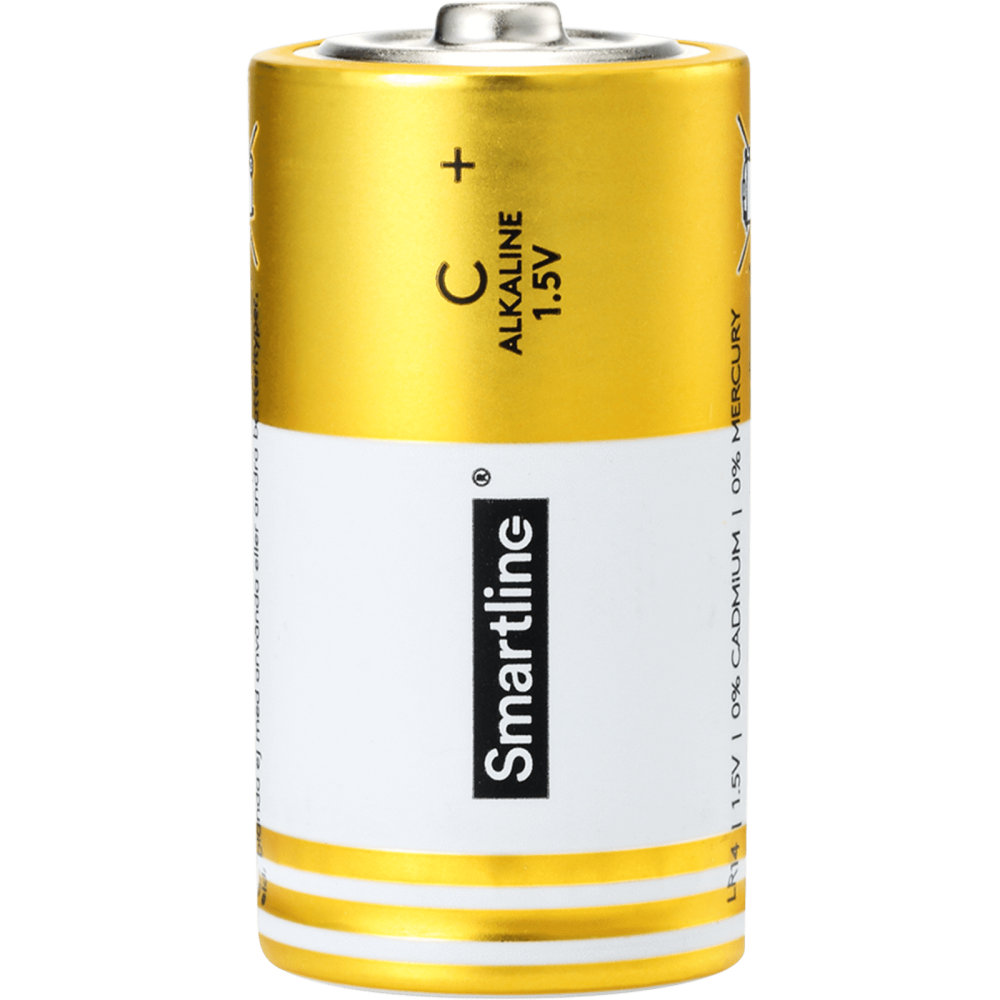 Smartline Smartline C LR14 1.5V Alkaliskt Batteri 2-pack