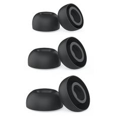 AHASTYLE AHASTYLE 3-PACK AirPods Pro 3 &Ouml;ronpluggar Silikon Svart