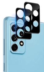  [2-Pack] Samsung A52/A72 Linsskydd I H&auml;rdat Glas - Svart