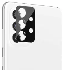  Samsung A52/A52s Linsskydd I H&auml;rdat Glas - Svart