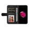  iPhone 7/8/SE Fodral Skin Touch Svart