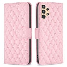  Samsung Galaxy A04s / A13 4G/5G Fodral Diamond L&auml;der Ljus Rosa
