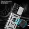  Samsung Galaxy S23 Ultra Skal Ring CamShield Silver