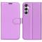  Samsung Galaxy A25 5G Fodral Litchi Läder Lila