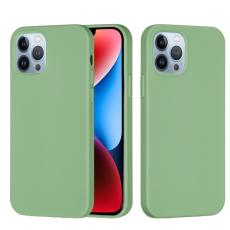  iPhone 15 Pro Skal Silikon Gr&ouml;n