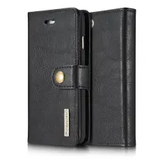 DG.MING iPhone 7/8/SE (2020/2022) - DG.MING Magnetskal/Pl&aring;nboksfodral - Svart
