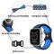 ColorPop Sportarmband Dual-Color Apple Watch 42/44/45/46/49 mm (M/L) Svart/Blå