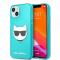 Karl Lagerfeld Karl Lagerfeld iPhone 13 Skal TPU Choupette Fluorescent Blå