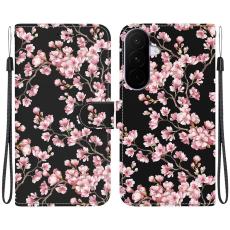  Samsung Galaxy A27 5G Fodral L&auml;der Blommor Rosa