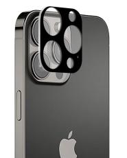  iPhone 13 Mini Linsskydd I H&auml;rdat Glas - Svart