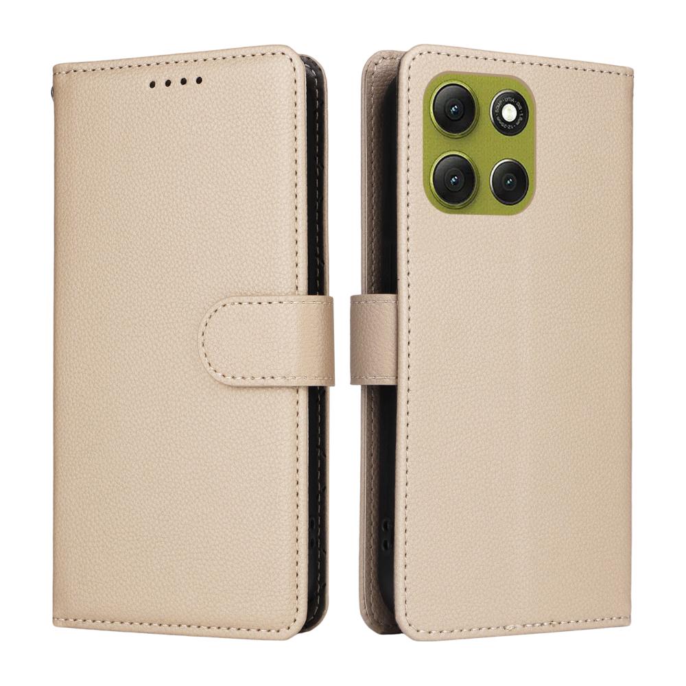  Motorola Moto G86 Power / G86 5G Fodral Läder Beige