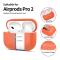 Tech-Protect Tech-Protect AirPods Pro 1/2 Skal Silikon Neon Orange