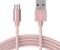 Rock ROCK 1m Micro-Usb Nylon Kabel - Roséguld