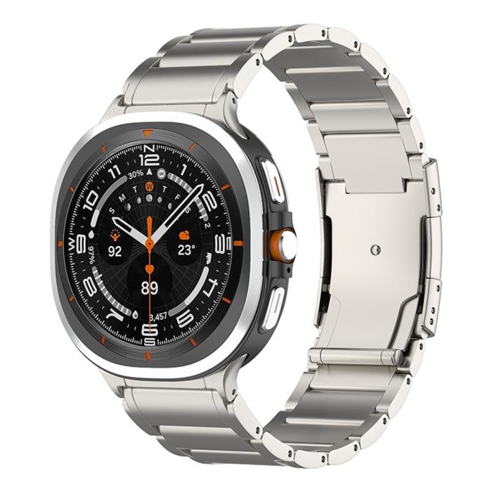 Bild 2,  Samsung Galaxy Watch 8 46/44/40 mm Armband Metall Titanium