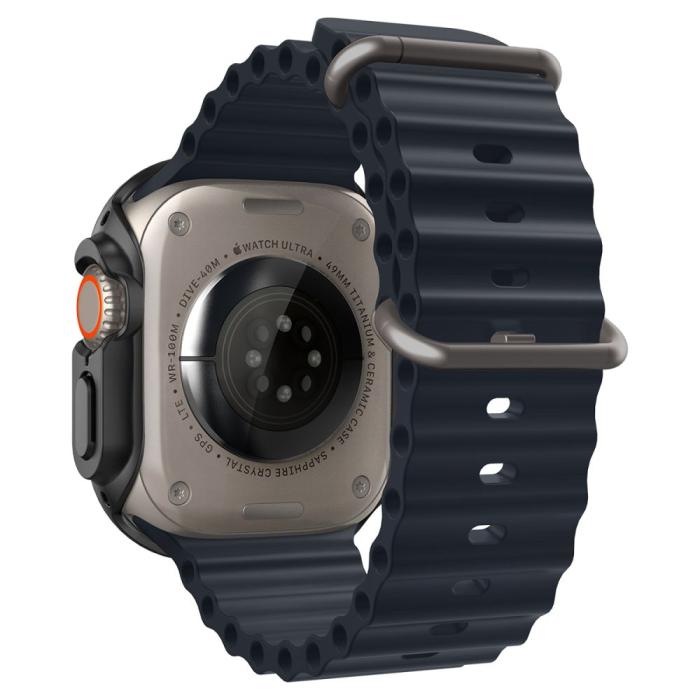 Bild 5, Spigen Spigen Apple Watch Ultra 49 mm Skal Thin Fit Svart