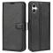  Samsung Galaxy A07 Fodral Litchi Läder Svart