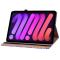  iPad Mini 2024/2021 Fodral Vävd Textur Blå/Rosa