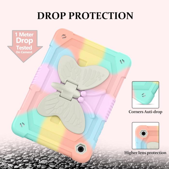 Bild 2,  Samsung Galaxy Tab A9 Plus Fodral Butterfly Shockproof Hybrid