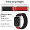 ColorPop Apple Watch 38/40/41/42 mm Armband Alpine Pro Loop Svart/Röd