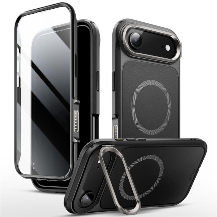 Bild 2, Supcase Supcase iPhone Air Skal MagSafe Iblsn Ares Flip Svart