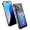  iPhone 16 Pro Skal Med Kortfack TPU Transparent