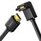 UGREEN UGREEN 1.5m 270° 4K 60Hz HDMI - HDMI Kabel Elbow Svart