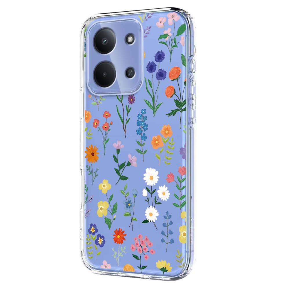  Xiaomi Redmi 15C Skal Med Tryck Blommor