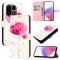  OnePlus 15 Fodral Med Tryck Rosa Blomma
