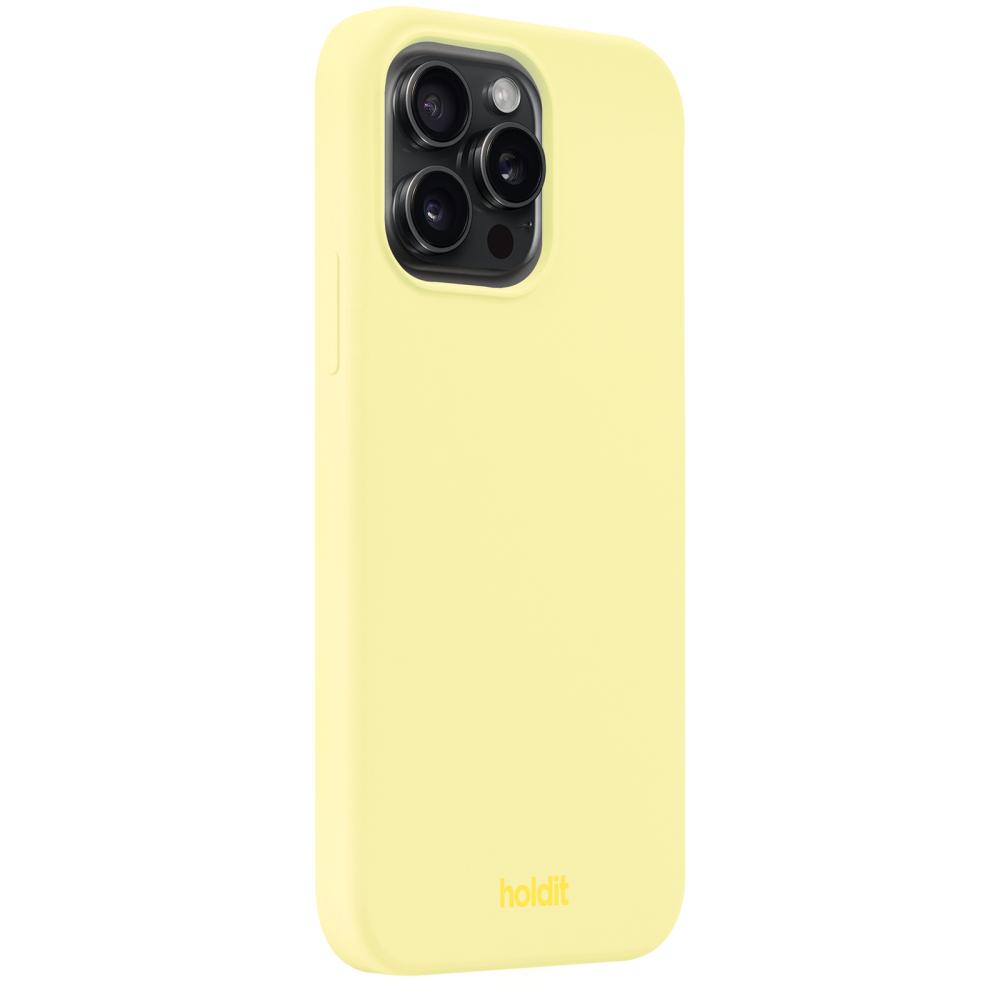 holdit holdit iPhone 15 Pro Max Mobilskal Silikon Lemonade