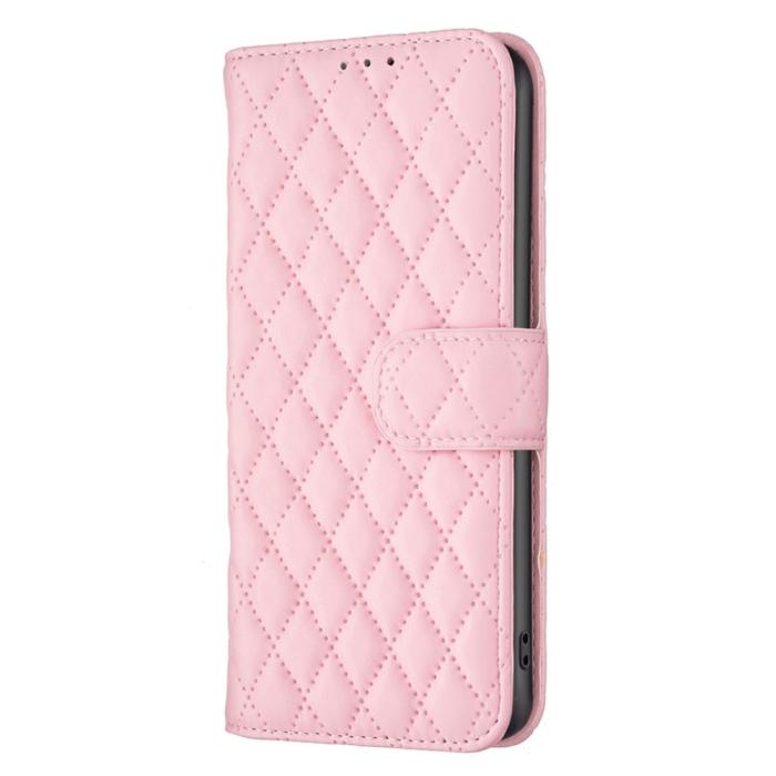 Bild 6,  Samsung Galaxy A04s / A13 4G/5G Fodral Diamond Läder Ljus Rosa