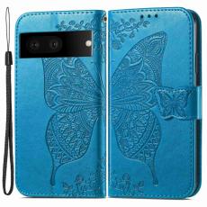  Google Pixel 7 Fodral Fj&auml;ril Tryck Bl&aring;