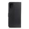 Samsung Galaxy A72 - Litchi Läder Fodral - Svart